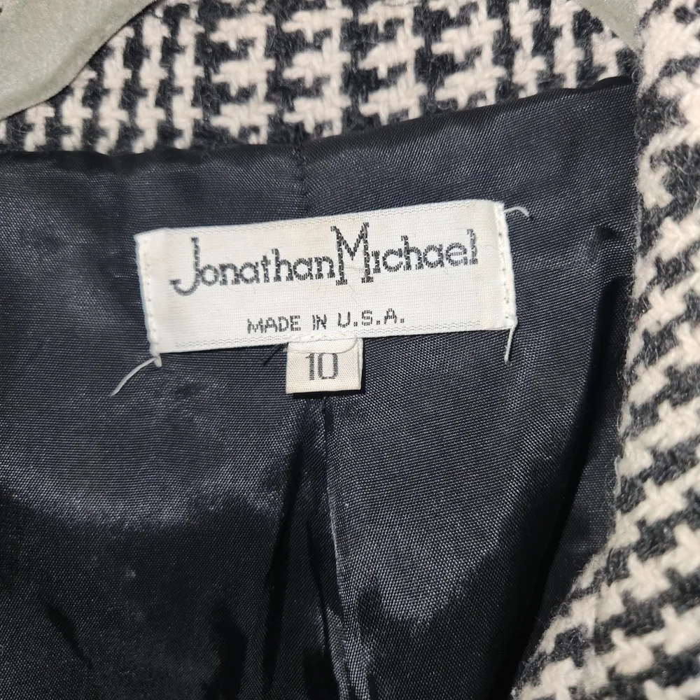 Vintage Jonathan Michael Houndstooth Coat